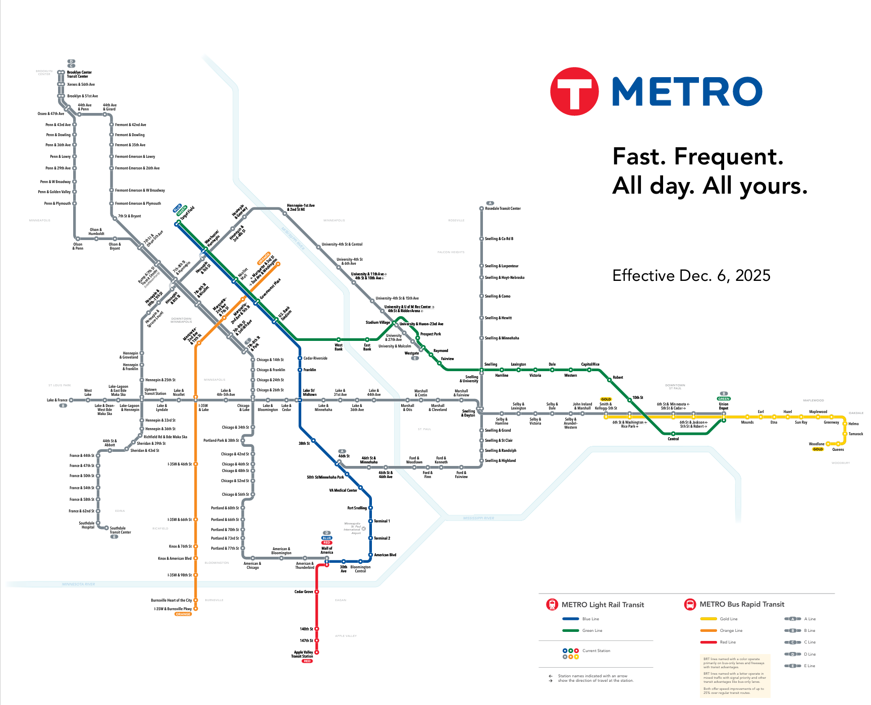 Minneapolis metro map