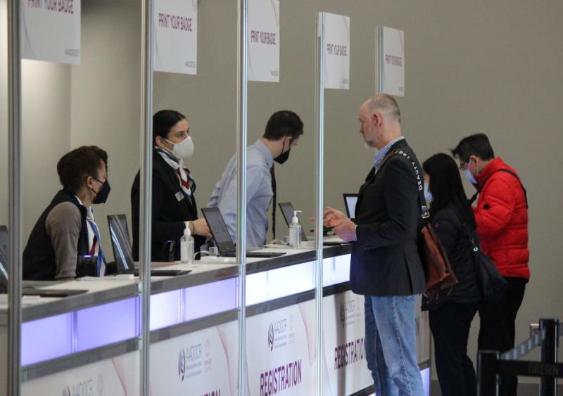 AA registration desk meeting