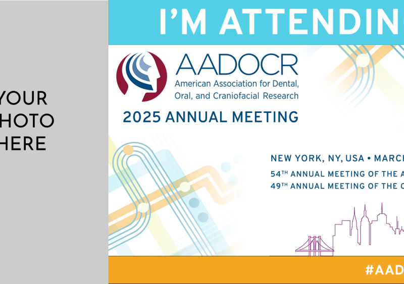 AADOCR 2025 I'm Attending Badge
