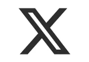 Logo of X